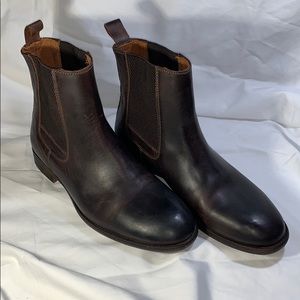 COPY - Brown Leather Chelsea Boots